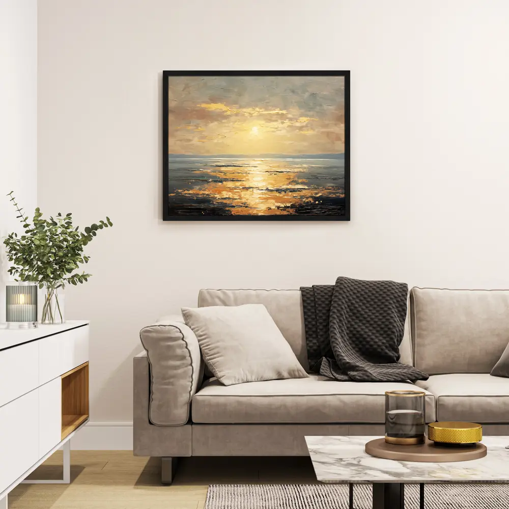 Картина в раме Закат у моря 40x50 см цвет разноцветный POSTERMARKET STLM-2100579 - Вид №2