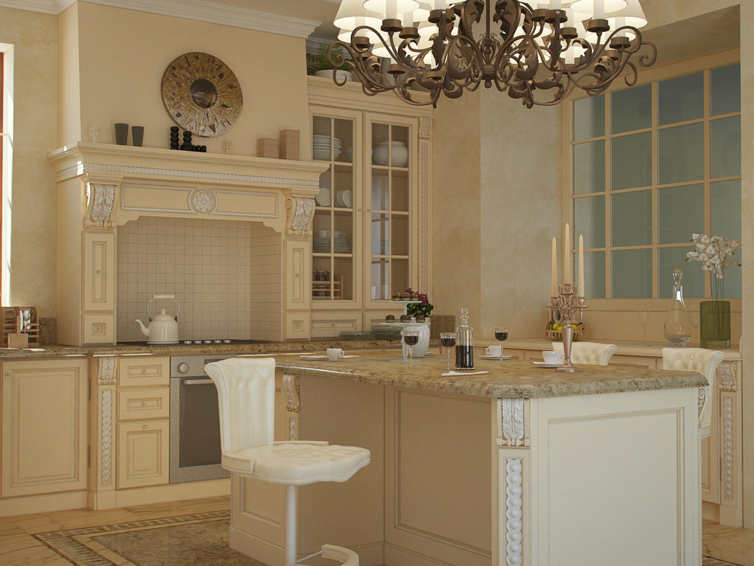 Кухня с островом Martini Interiors ARCH-00080006