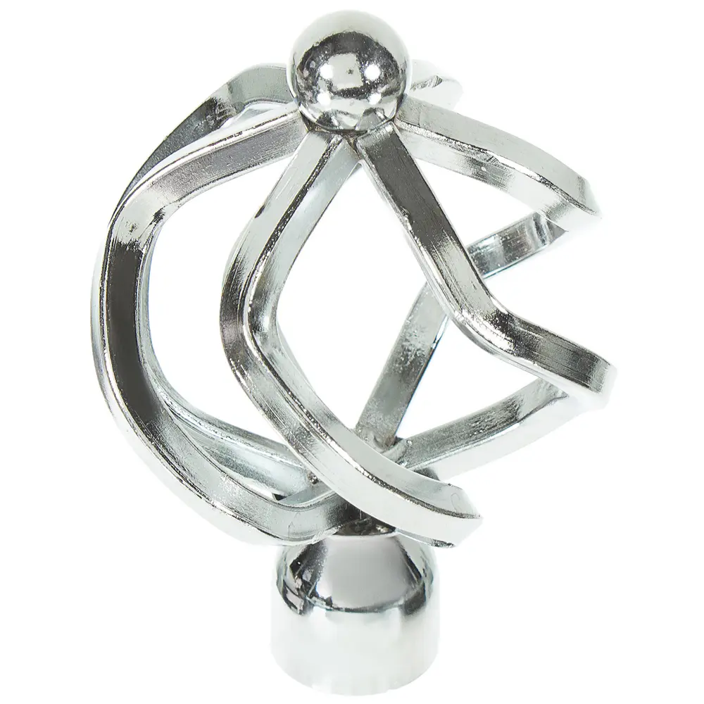 Наконечник «Глобус» 9.5 см цвет хром INSPIRE STLM-2169833 - Вид №1