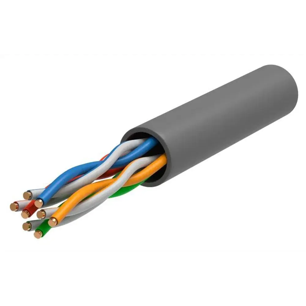Кабель витая пара ITK U/UTP cat 5e 4x2x24 AWG LSZH цвет серый Santreyd STLM-2022696
