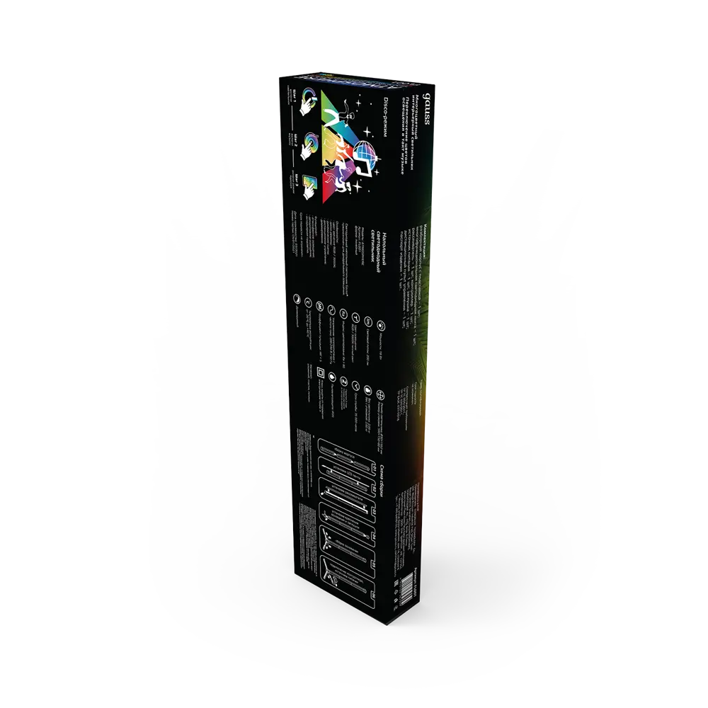 Торшер светодиодный Gauss Atmosphere, изменяемый свет, RGB, 156 см, цвет черный 88294078 STLM-2010807 Santreyd  - Вид №20