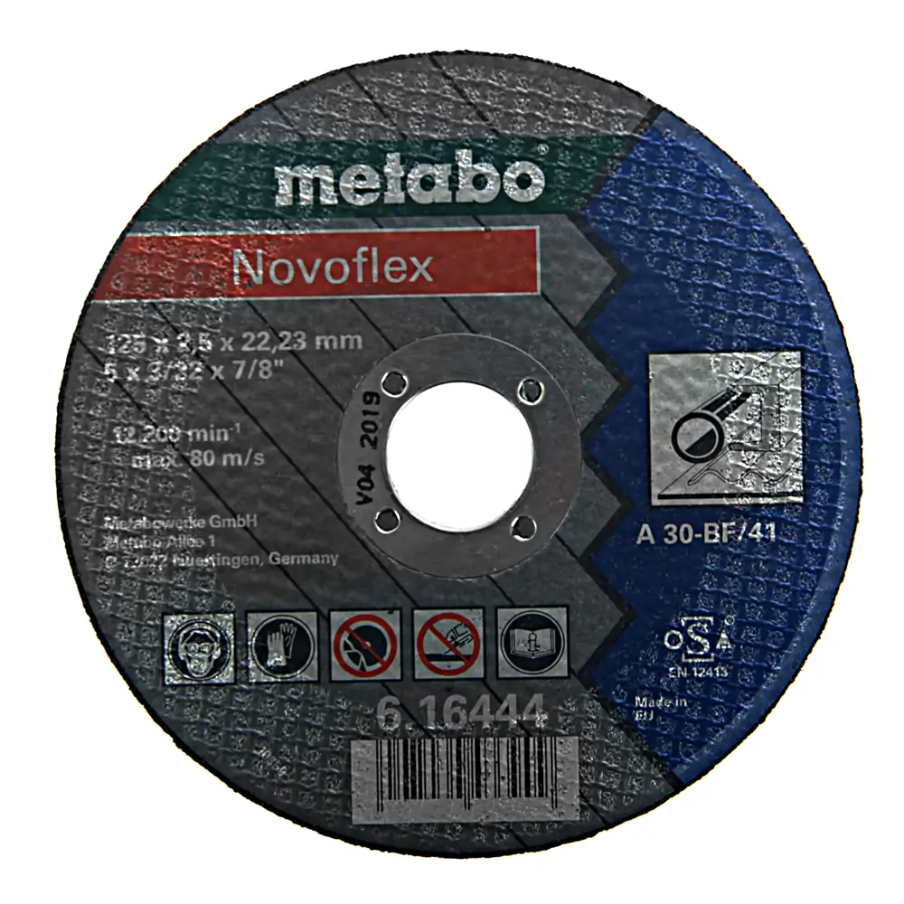 Диск отрезной по стали и нержавеющей сталиь тип 41 Metabo 125x22.2x2.5 мм STLM-2185830