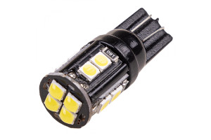 16469276 Автолампа диод T10W5W 12V 12SMD 1-конт Белая Салон, габариты, номер, стопы S08201426 SKYWAY