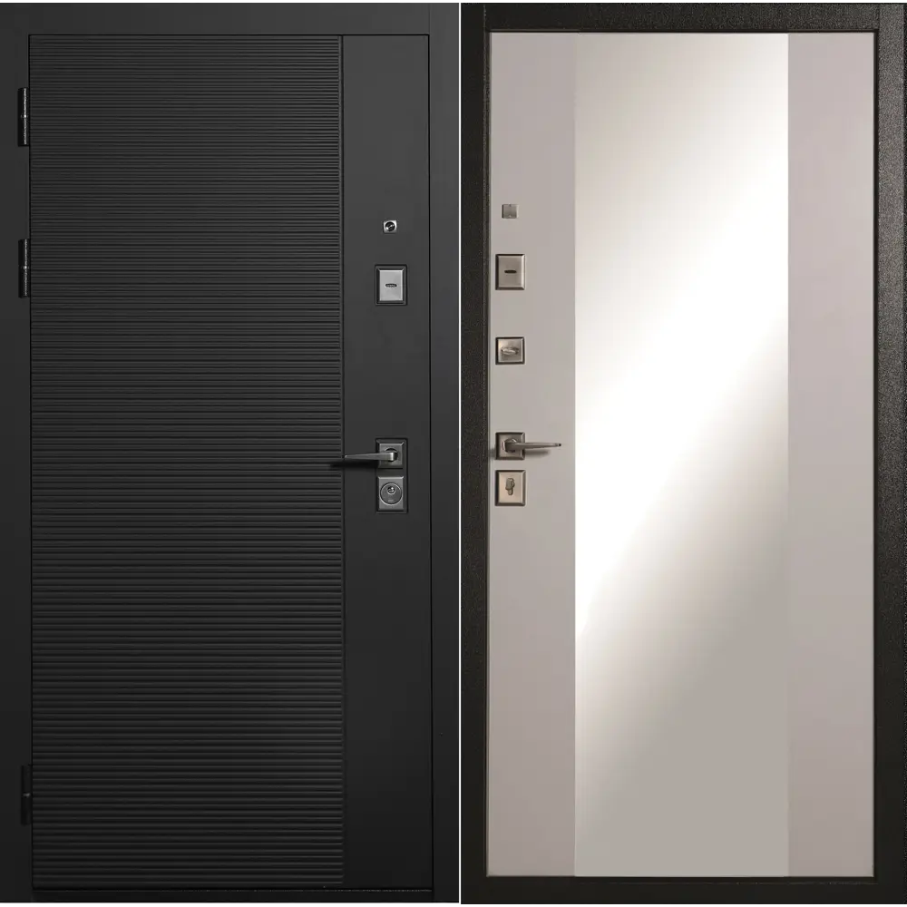 Входная дверь ФОРПОСТ 100 с зеркалом - защита и комфорт для квартиры 89415305 STLM-1571481