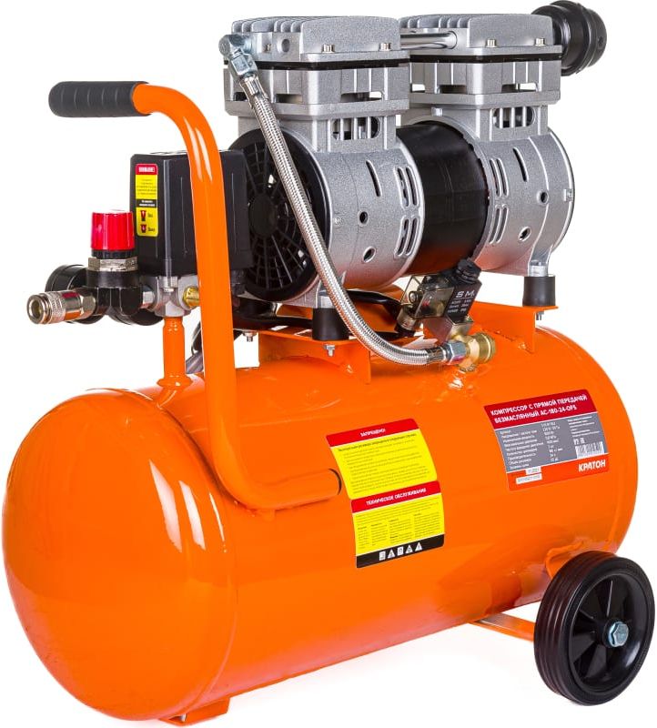 Компрессор поршневой безмасляный Кратон AC-180-24-OFS 9024836 STDN-0040466 - Вид №2