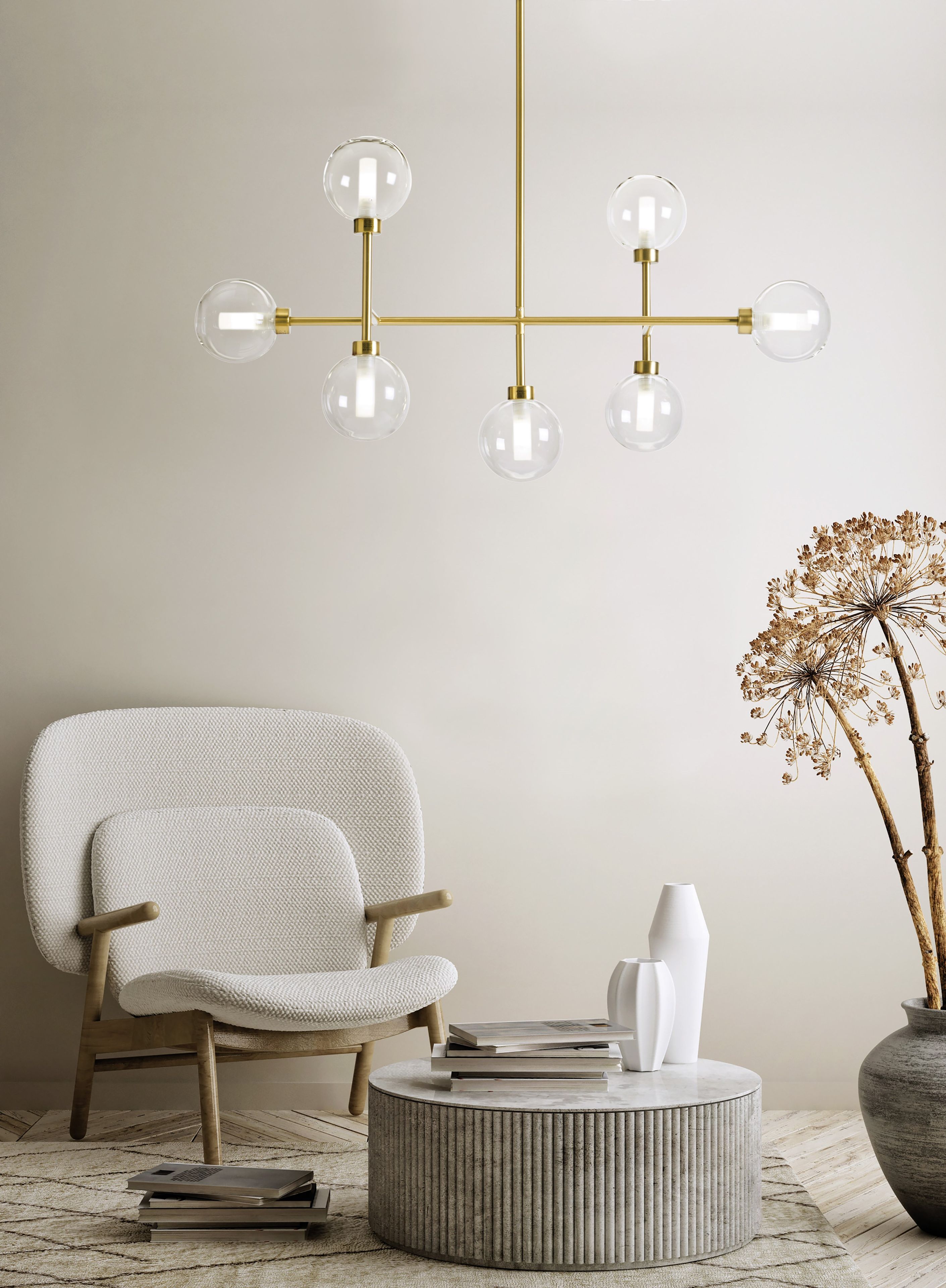 Подвесной светильник из боросиликатного стекла Miloox Dom ARCH-00106066 - Вид №4