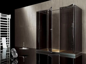 MEGIUS Душевая кабина двухместная стеклянная с распашной дверцей Filodoccia