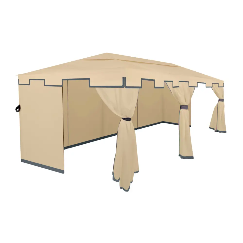 Тент садовый Green Glade 6х3х2.5 м сталь/полиэстер бежевый Santreyd STLM-2071386 - Вид №1