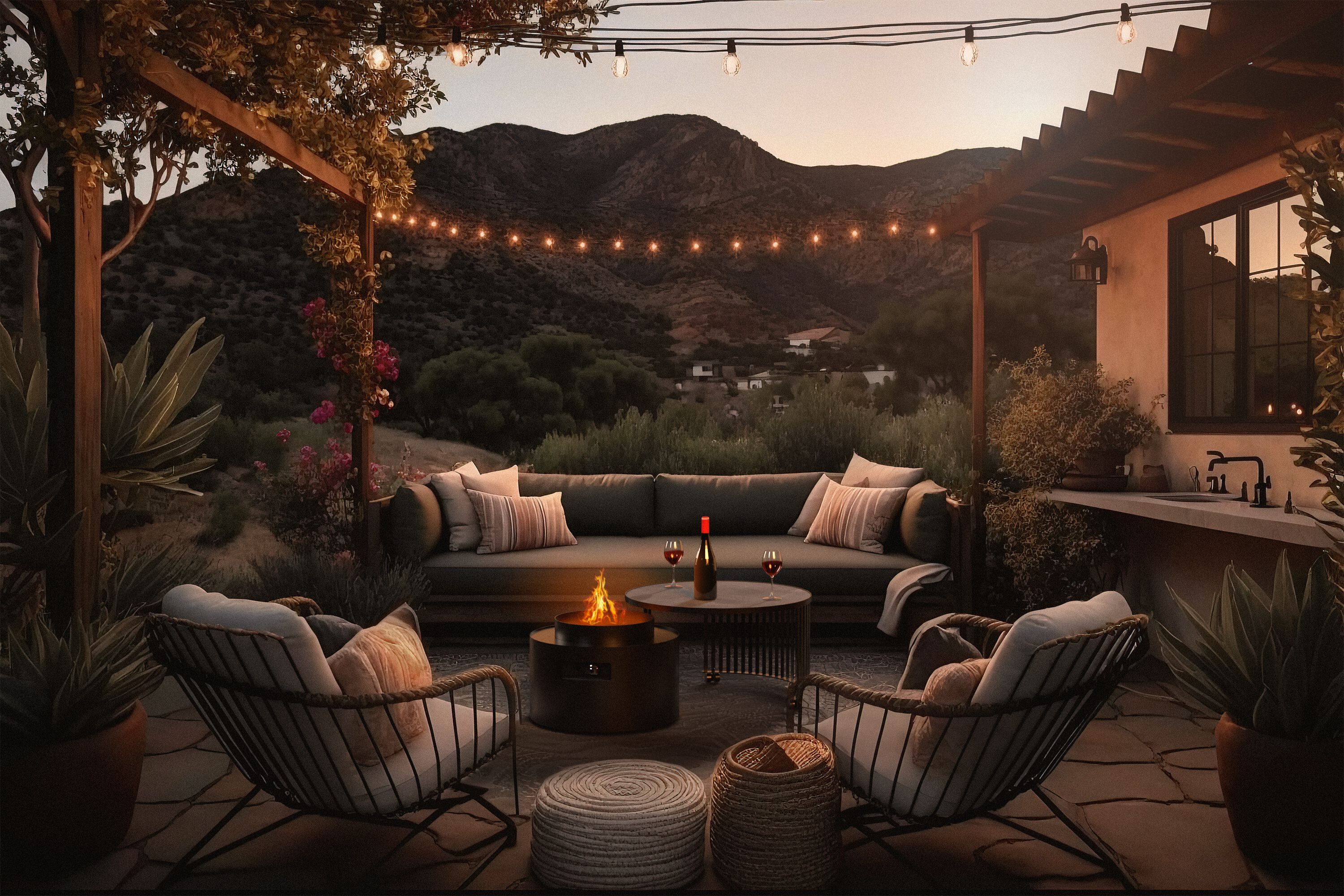 Отдельно стоящий газовый камин Planika MOON ARCH-00109907 - Вид №15