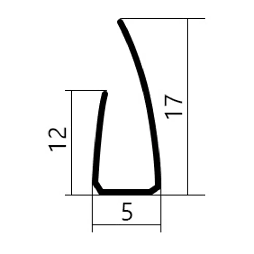 Профиль ПВХ стартовый для панелей 5 мм, 3000 мм, цвет белый РСП STLM-2183680 - Вид №2