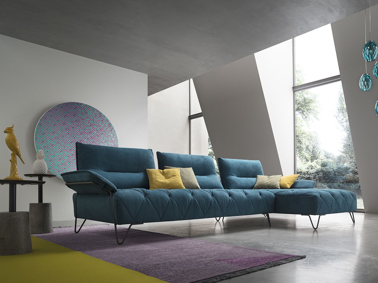 Модульный тканевый диван AERRE ITALIA Изумруд ARCH-00117554