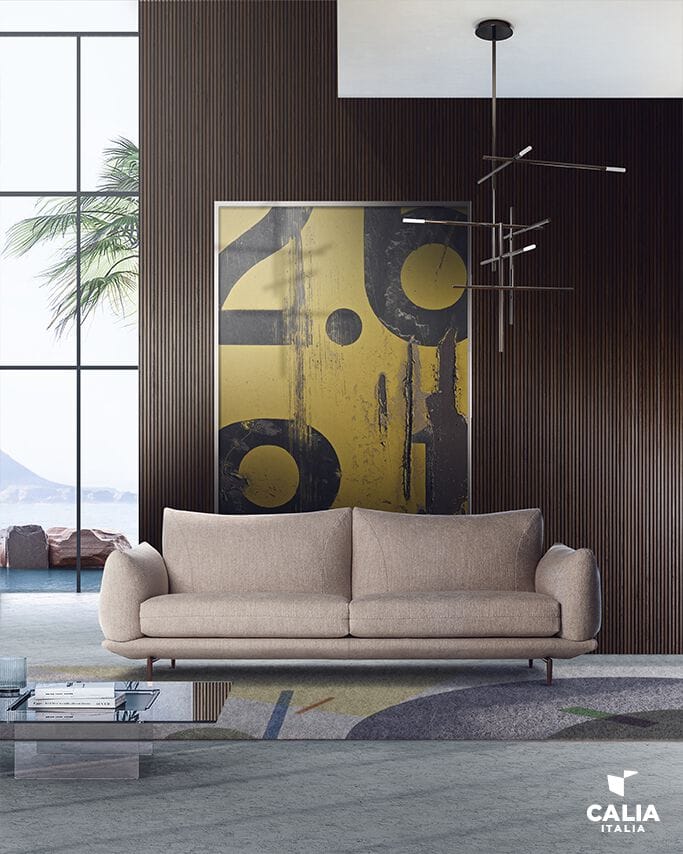 3-местный тканевый диван Calia Italia Superior ARCH-00051350 - Вид №1