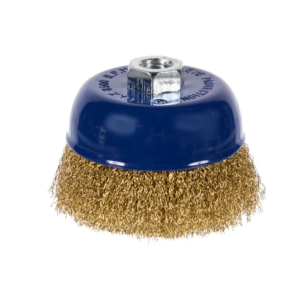 Чашечная щетка Dexter для УШМ 100 мм - эффективная очистка металла и дерева 17410225 STLM-0008105