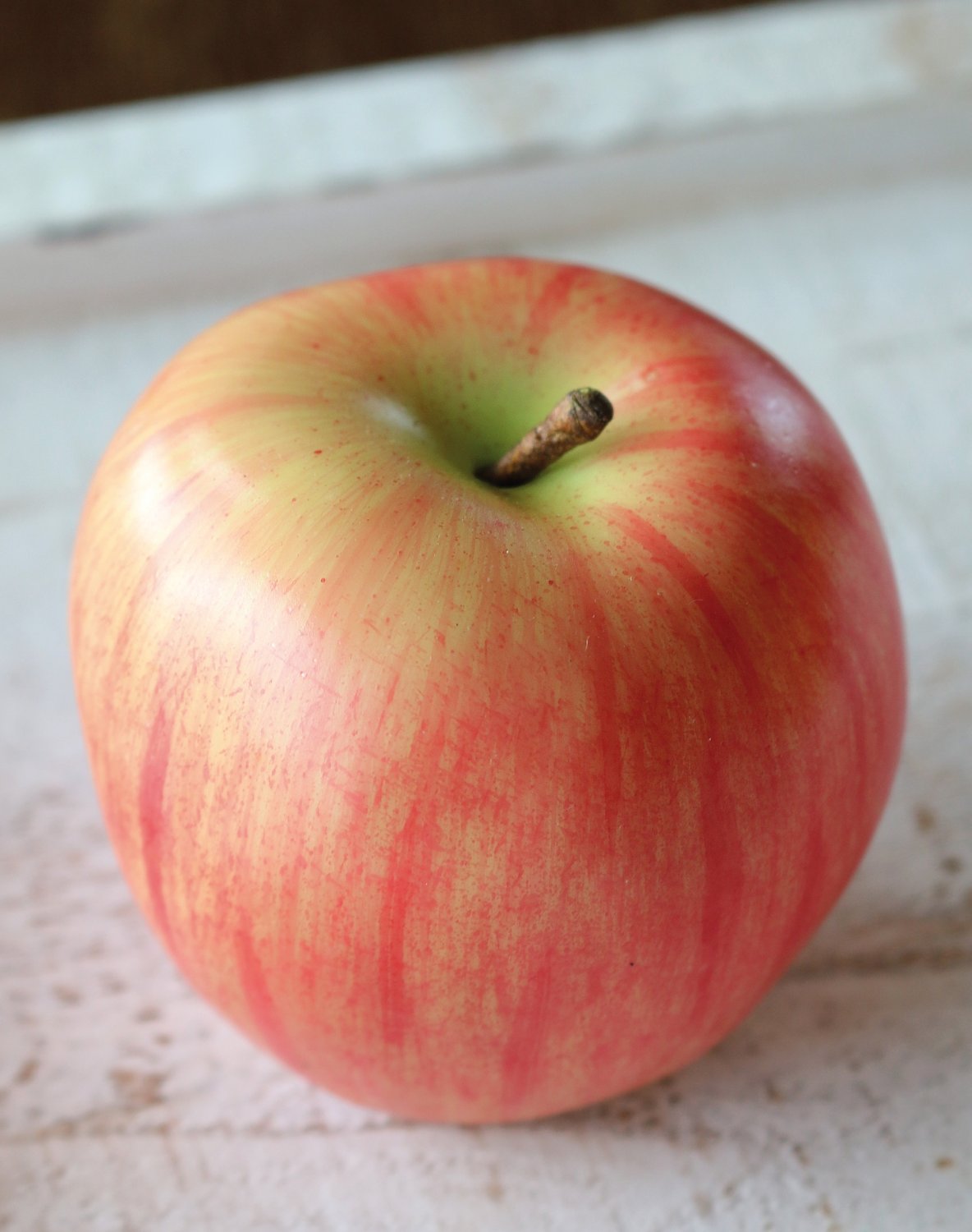 7102 403 a3 Декоративное яблоко, 7 см, красно-желтое H-andreas 