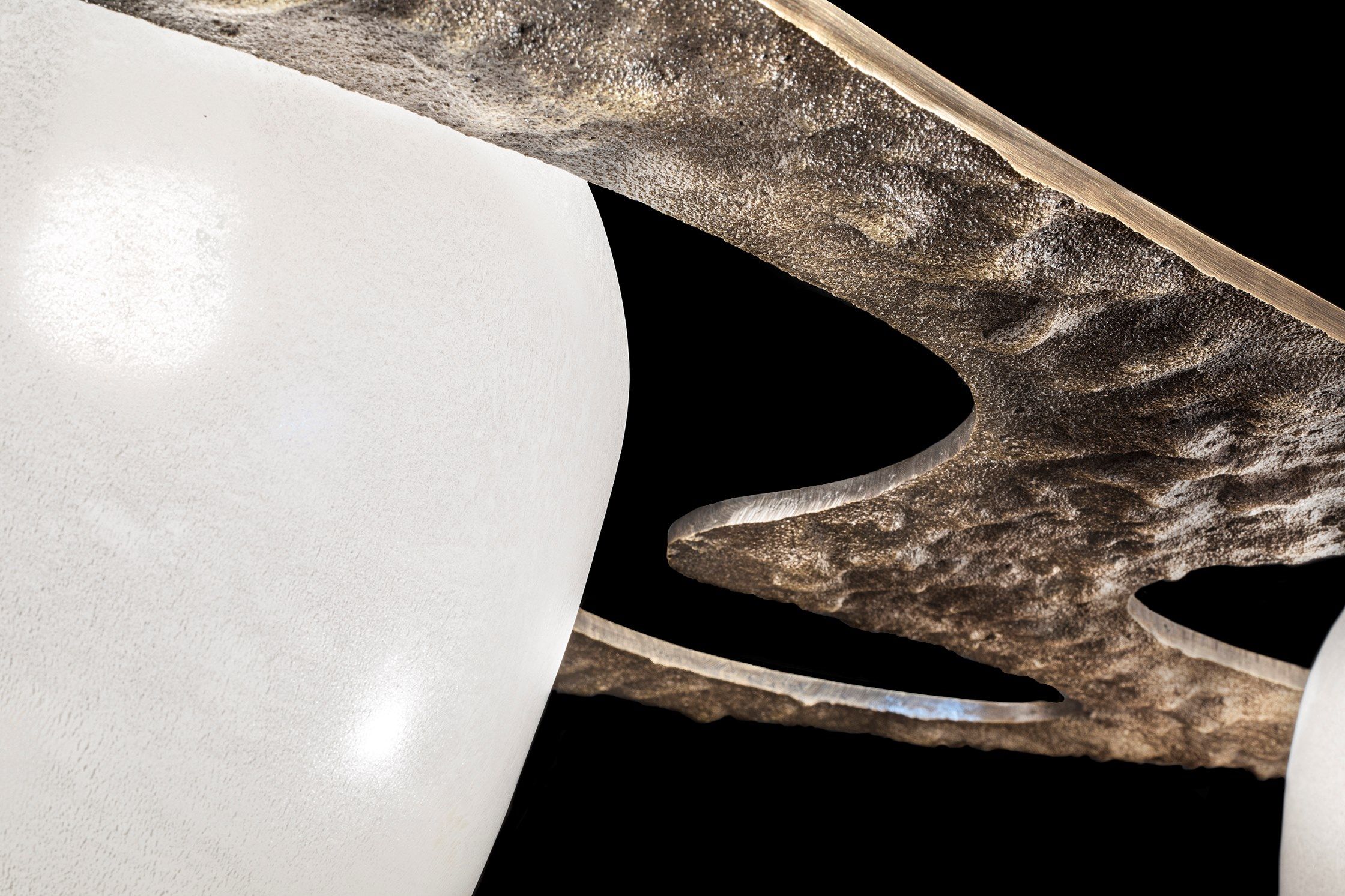 Подвесной светильник из дутого стекла и металла Patrizia Volpato Камень ARCH-00103808 - Вид №17