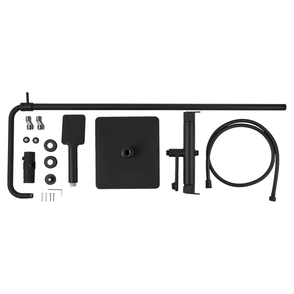 Душевая система KONSENSA Теано со смесителем 3 режима цвет черный матовый STLM-2064992 - Вид №6