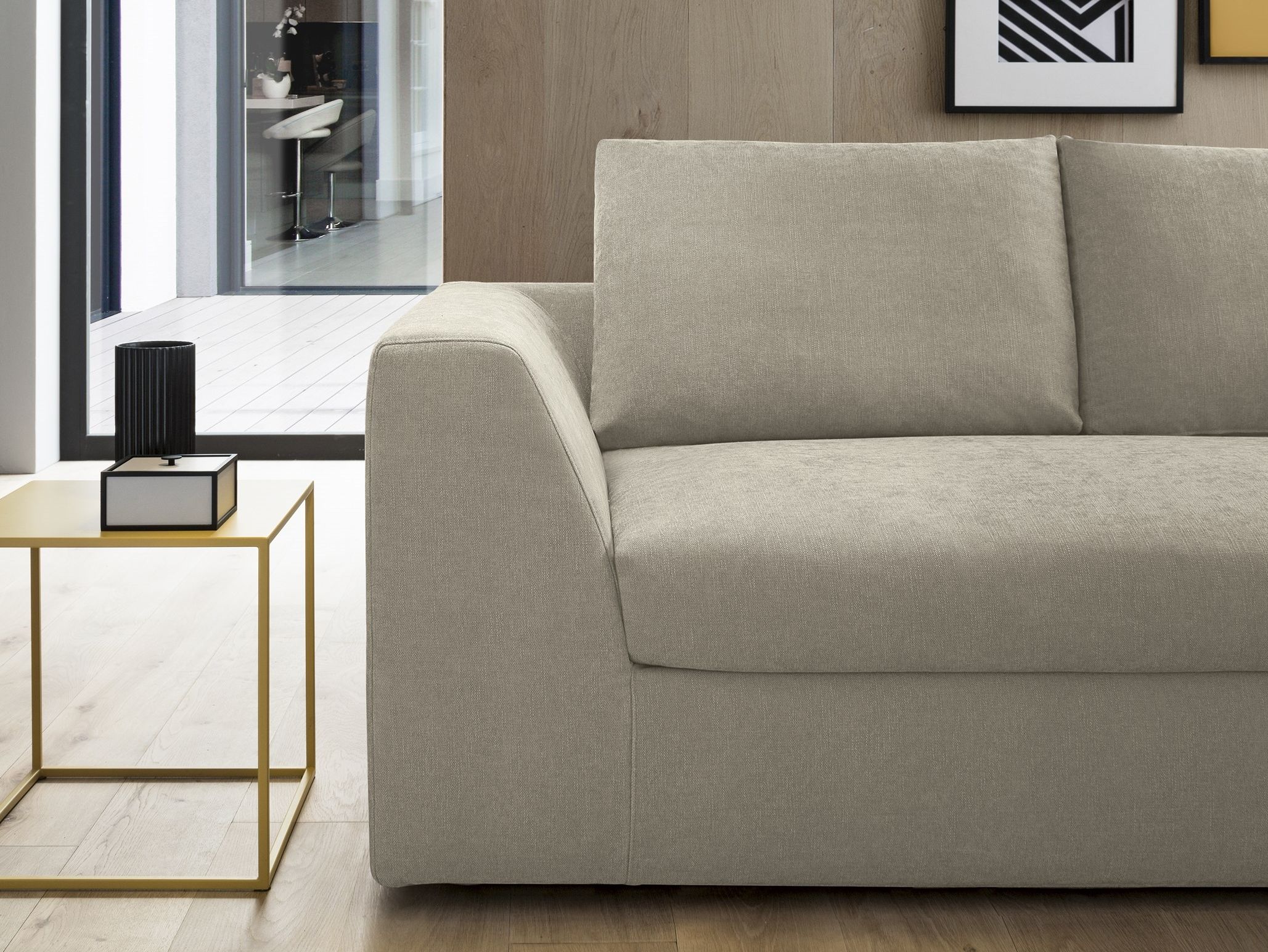 Двуспальный диван-кровать из ткани Felis Day &amp ARCH-00141564 - Вид №1