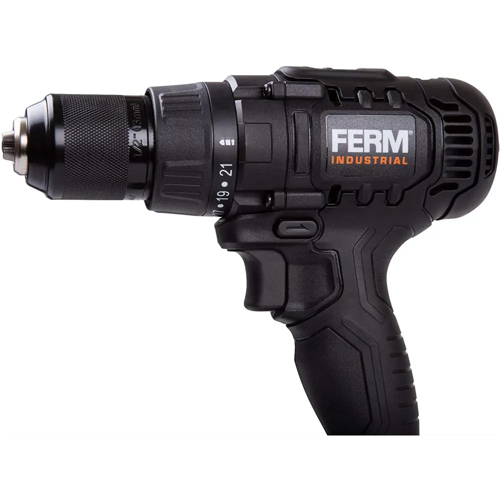 Дрель-шуруповерт аккумуляторная Ferm CDM1141P, 20 В Li-ion 2x2 Ач STLM-2145444 - Вид №3