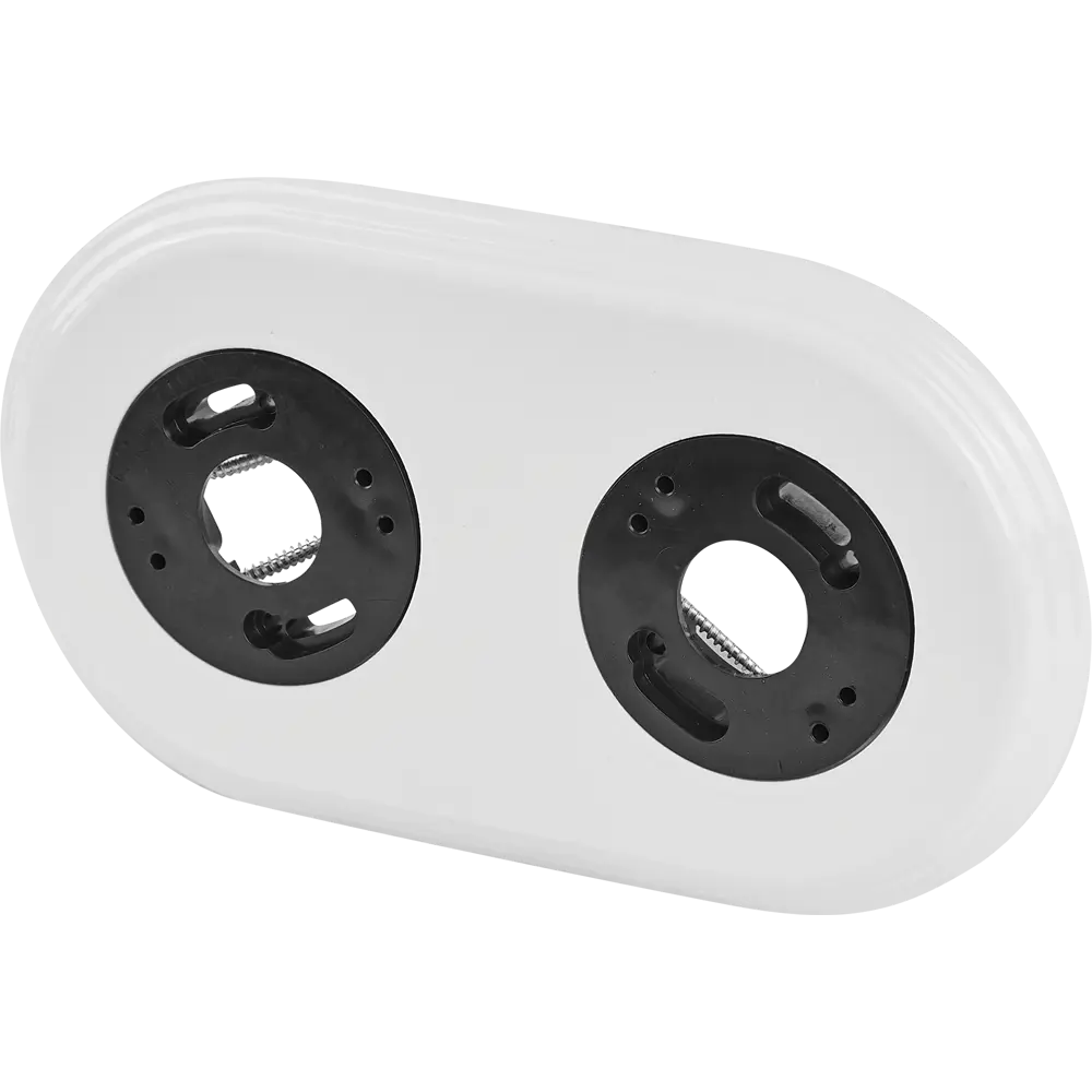 Рамка Electraline для розеток и выключателей, белая керамика 84229122 Серия отсутствует STLM-0047219 - Вид №1