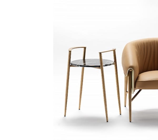 Круглый мраморный журнальный столик Fasem Монтгомери ARCH-00069553 - Вид №7