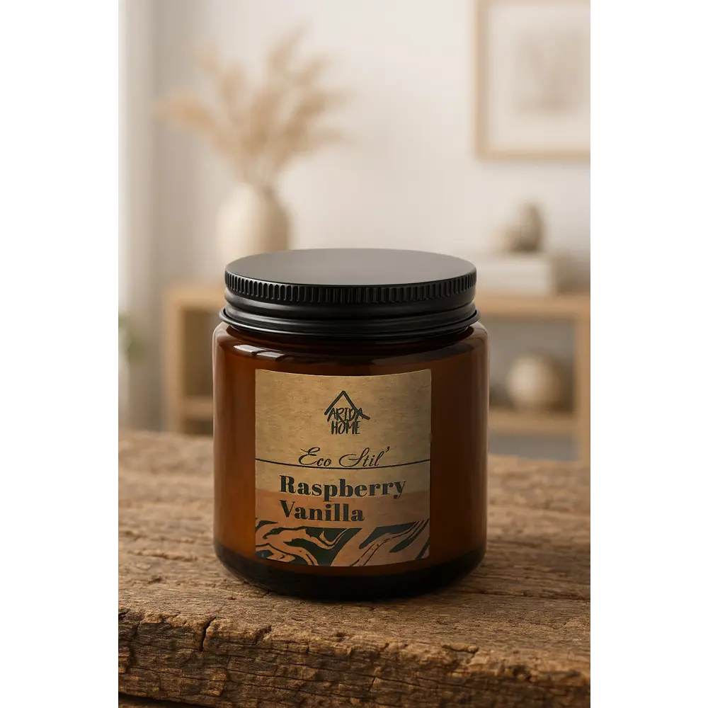 Свеча в стакане ароматизированная Eco Stil Малина и ваниль ARIDA HOME STLM-2112997 - Вид №5