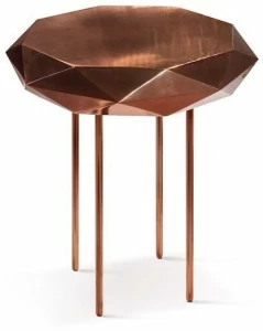 Scarlet Splendour Высокий восьмиугольный металлический стол 88 secrets