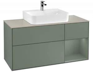 Villeroy&Boch Тумба под раковину Прямоугольная версия F173GMGM Finion Olive Matt Lacquer