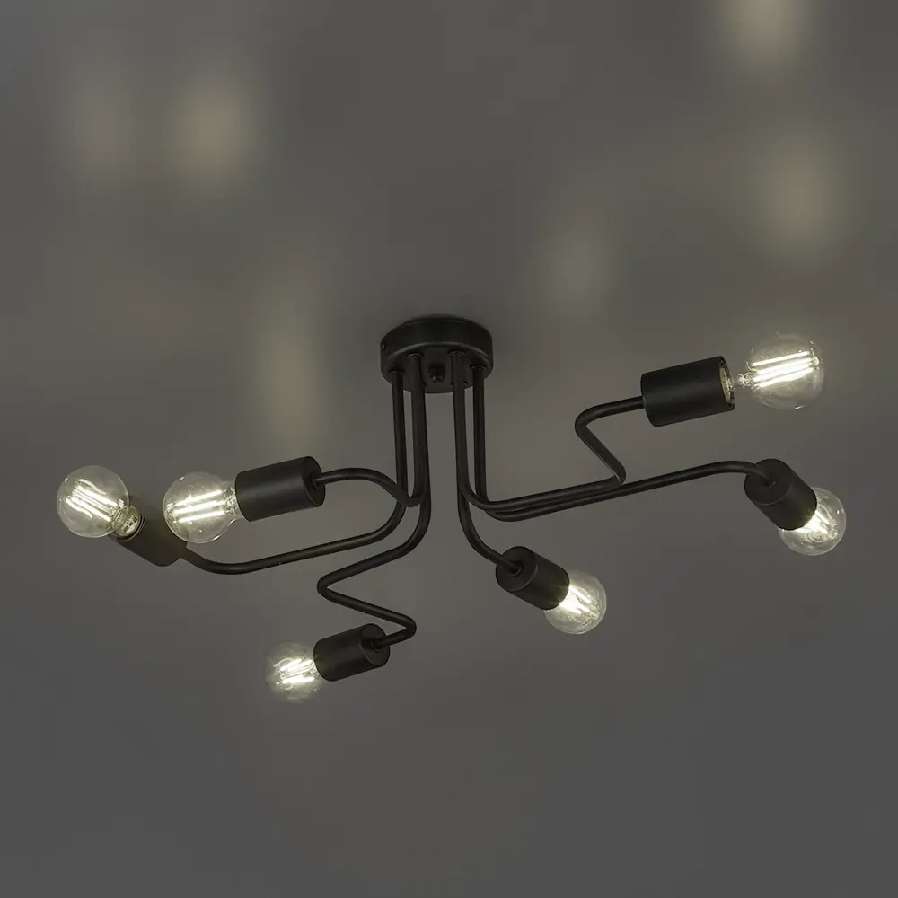 Vitaluce Лабиринт — потолочная люстра с 6 лампами для просторных помещений 82739747 STLM-0035231 - Вид №1