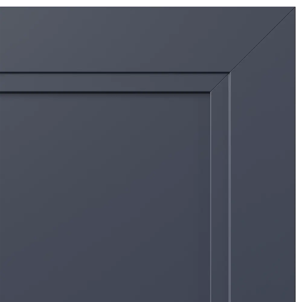 KONSENSA Фасад Котлас синий матовый с филенкой для кухни 30×77 см 89409632 STLM-1580515 - Вид №4