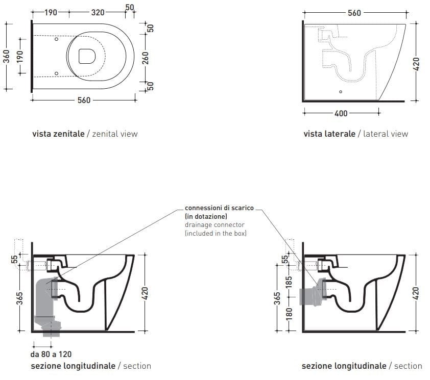 Напольный керамический туалет Ceramica Flaminia Link ARCH-00012661