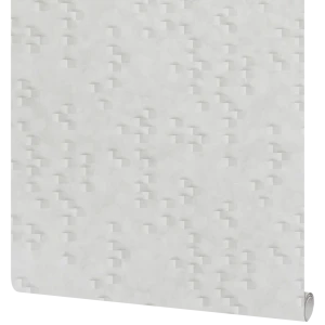 Обои флизелиновые Grandecolife Fort светло-серые 1.06 м GDR143113