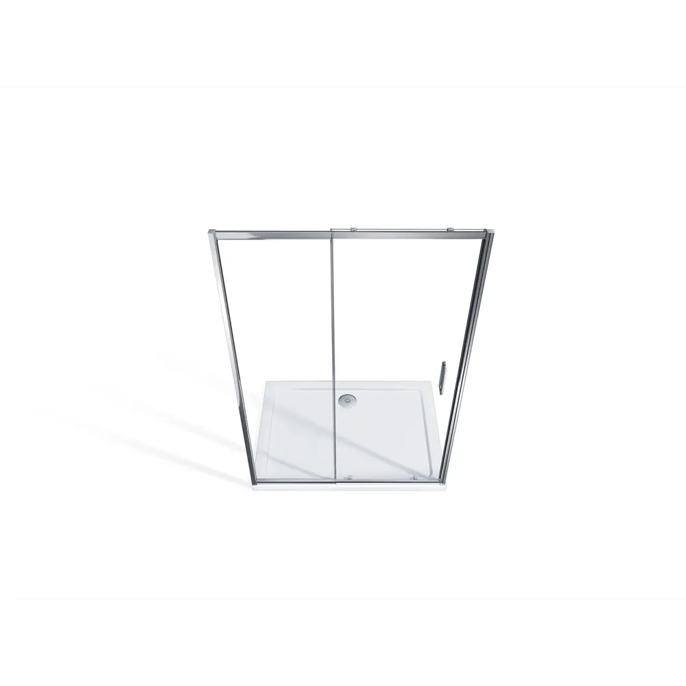 Душевая дверь Spirit 140x190см раздвижная профиль хромированный стекло прозрачное 4мм Santreyd STLM-2086099 - Вид №3