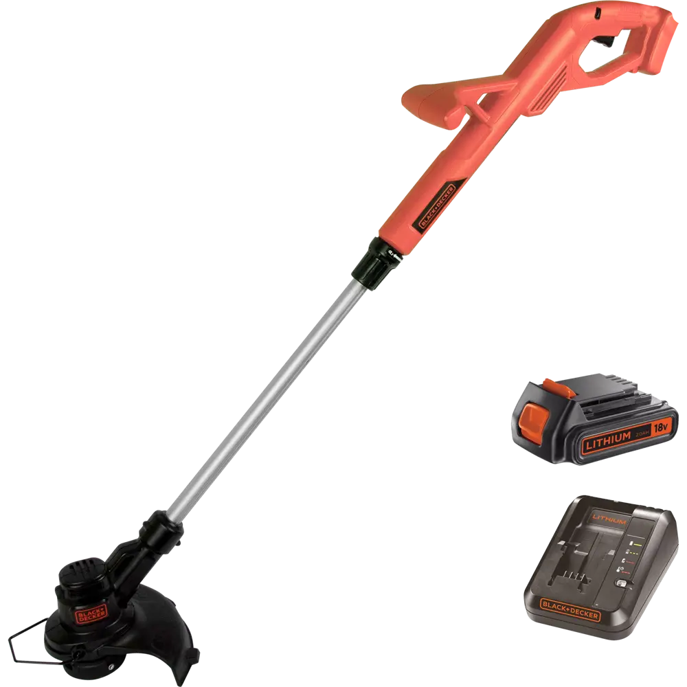 Триммер аккумуляторный Black&Decker ST182320 18 В 1x2 Ач АКБ и ЗУ входит в комплект BLACK + DECKER STLM-2068489