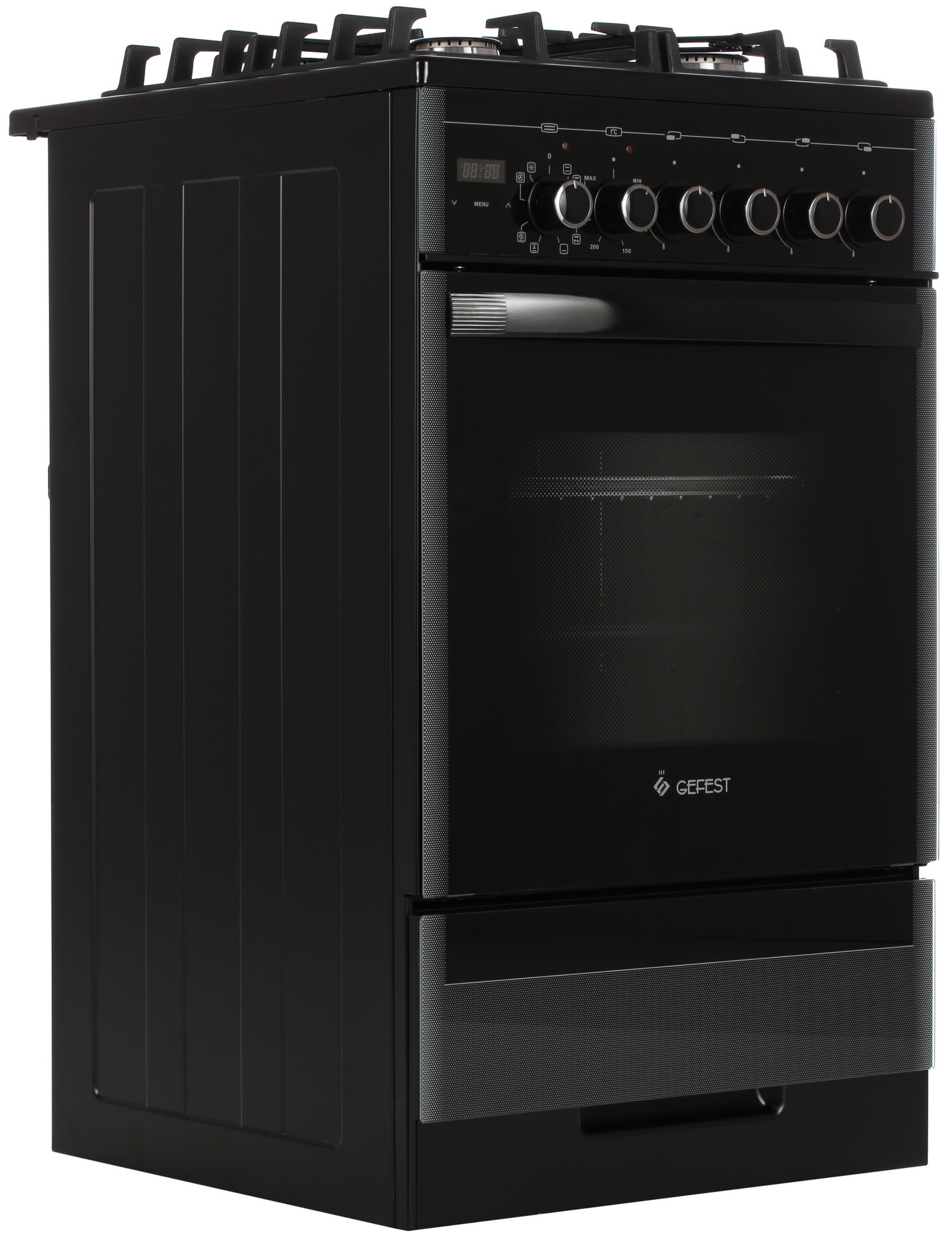 1089370 Комбинированная плита Gefest 5502-03 0044 черный STDN-0089596 - Вид №1