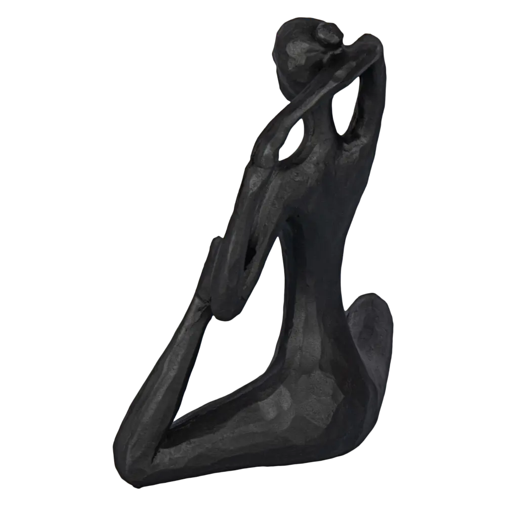 Статуэтка Йога пластик черная 18 см Atmosphera STLM-2136406 - Вид №3