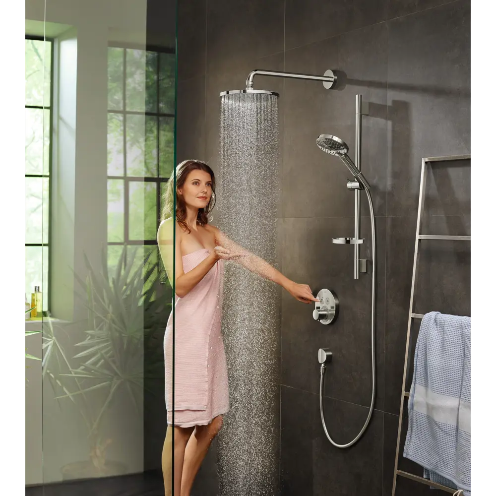 Лейка для душа Raindance PowderRain120 3 режима цвет хром Hansgrohe STLM-2191553 - Вид №15