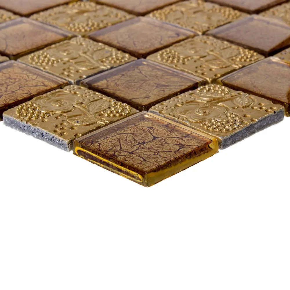 Мозаика Artens, 30х30 см, стекломасса, цвет бежевый STLM-2114347 - Вид №2