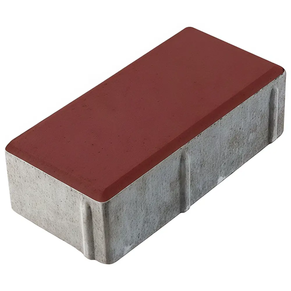 Плитка тротуарная прямоугольная Лайн 200x100x40 мм красный Santreyd STLM-2074576