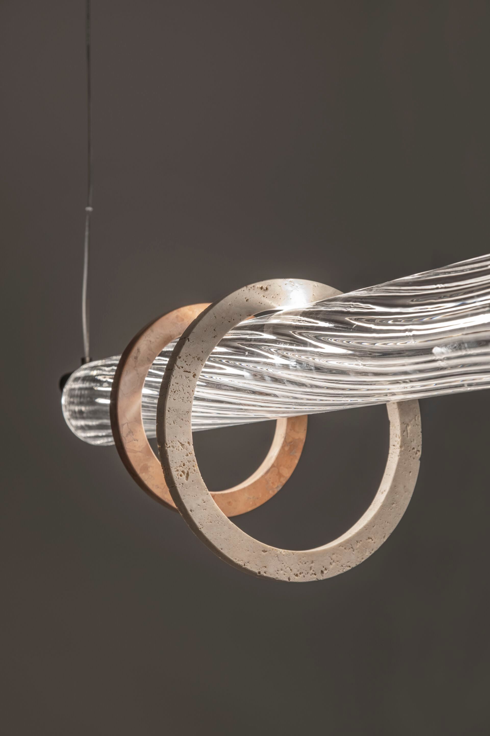 Стеклянный подвесной светильник Patrizia Volpato ORBITE ARCH-00141639 - Вид №13