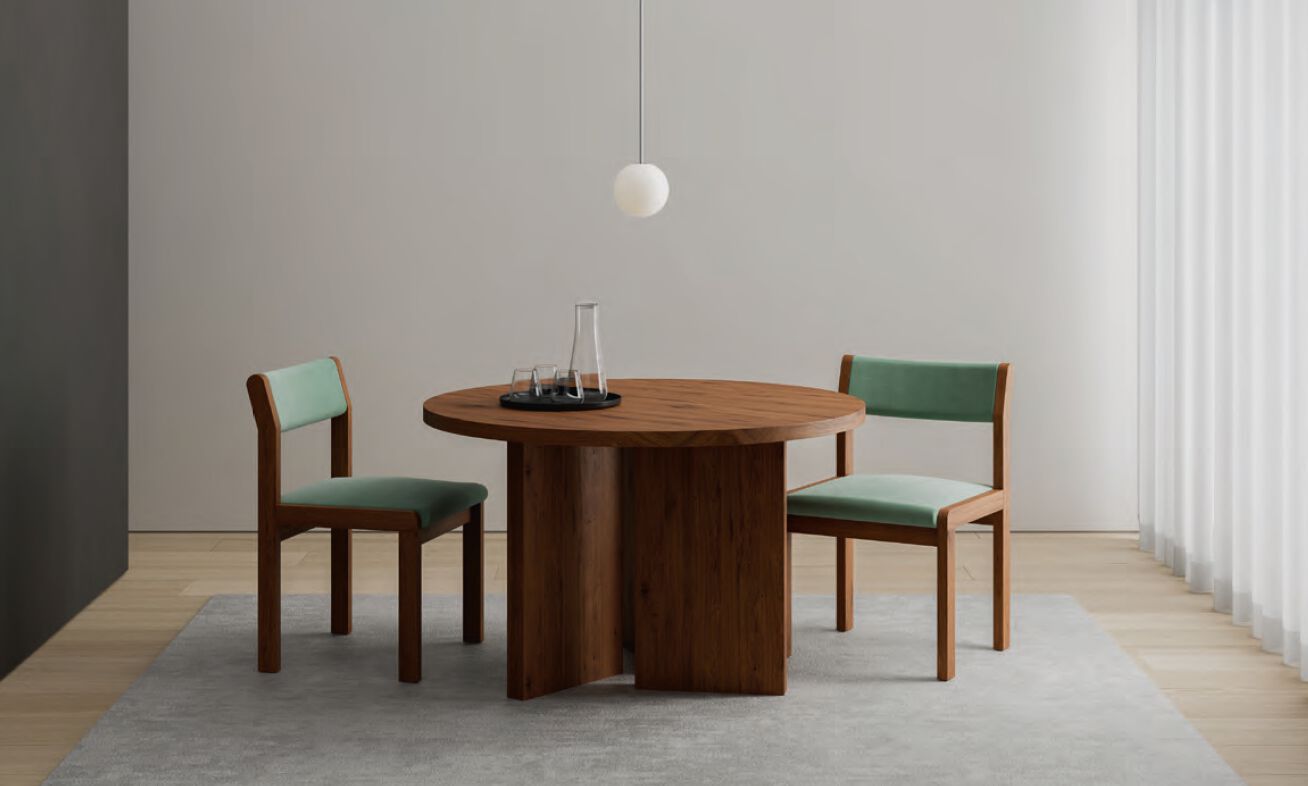 Круглый дубовый обеденный стол e15 Kaname ARCH-00018153 - Вид №2