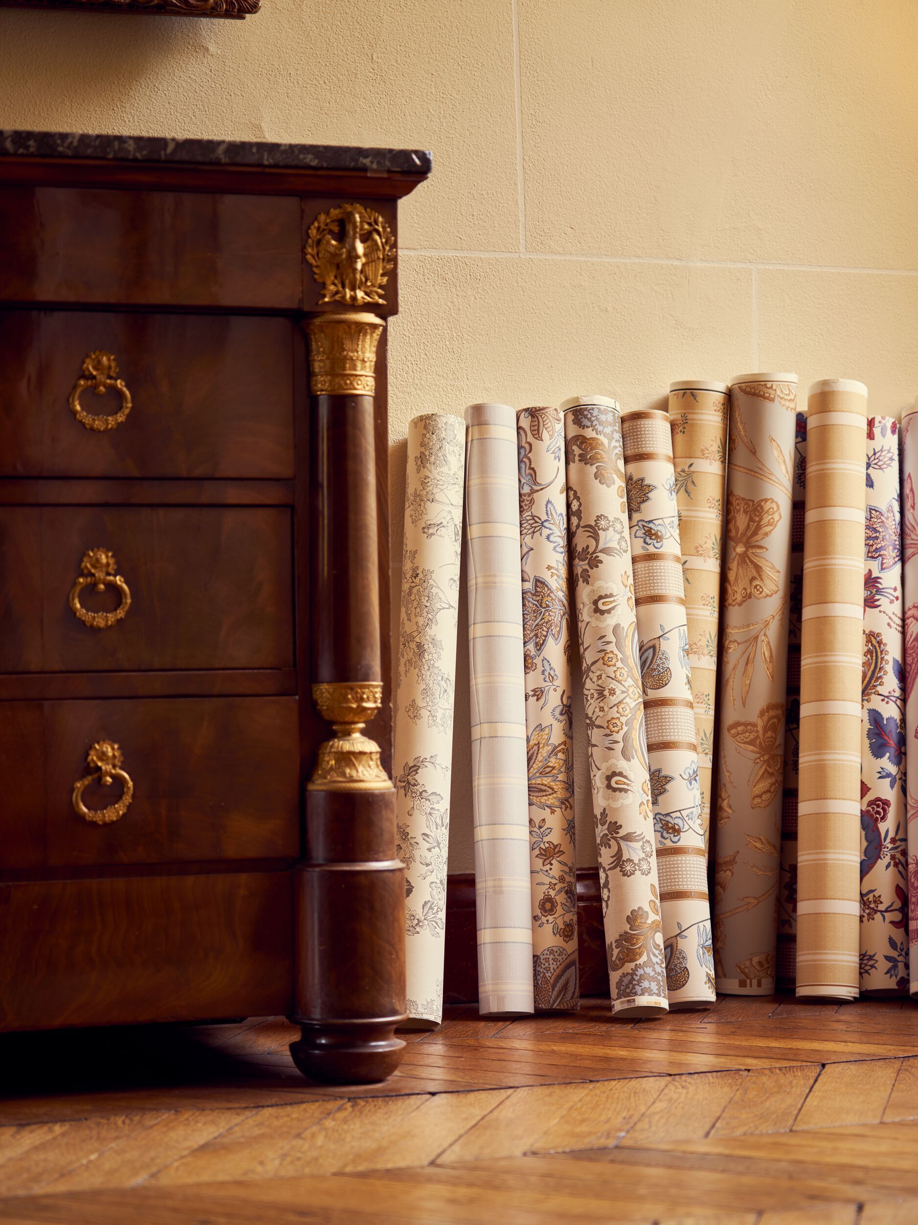 Хлопчатобумажная ткань с цветочным рисунком LELIEVRE Quenin-Belle Époque ARCH-00124598 - Вид №18