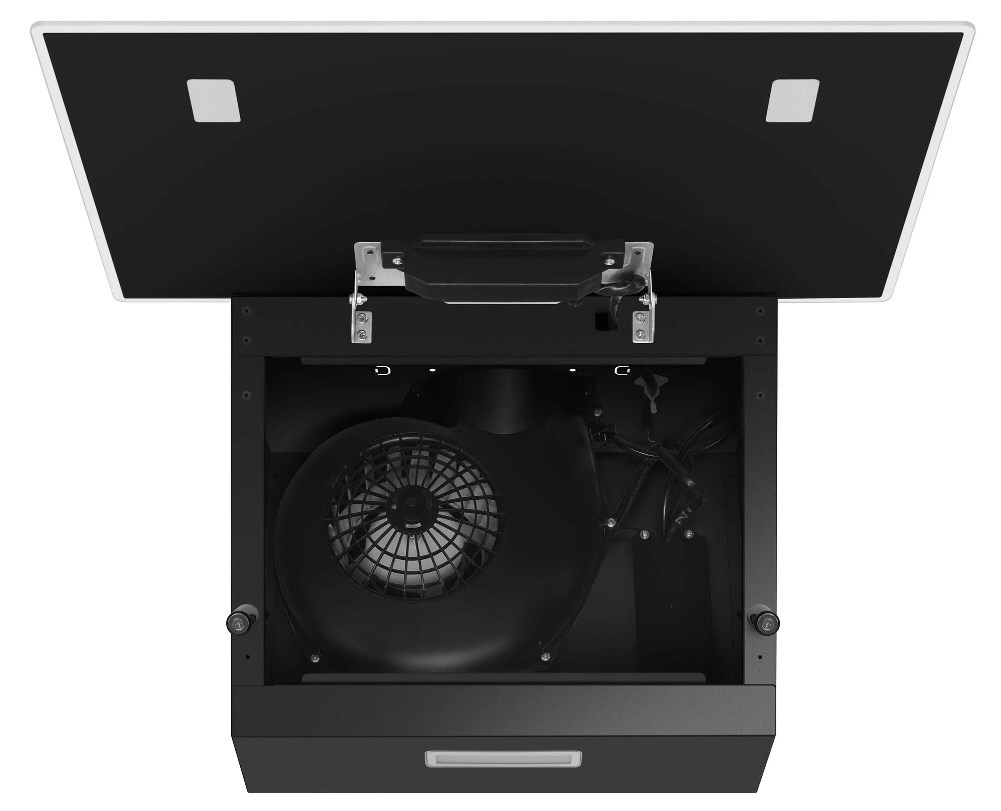 9168699 Вытяжка наклонная Meferi AIRBOX60BK LIGHT черный STDN-0082629 - Вид №6