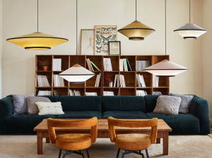 Бархатная подвесная лампа