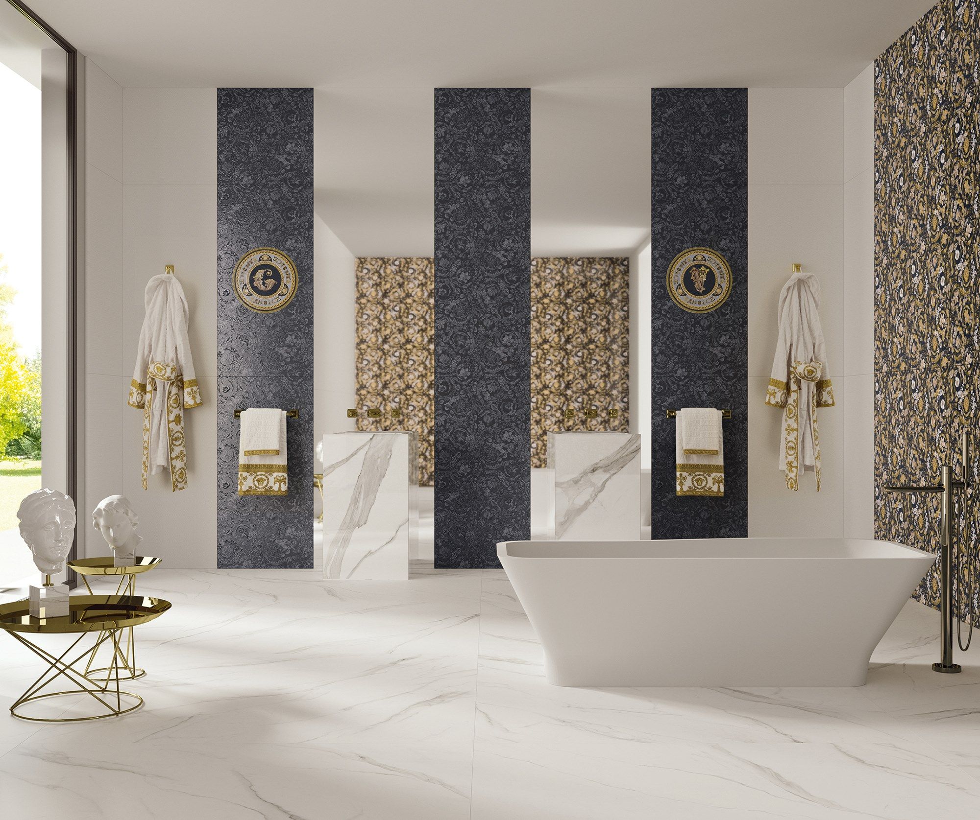 Облицовка керамогранита для интерьера Versace Ceramics Иконы ARCH-00003045 - Вид №2