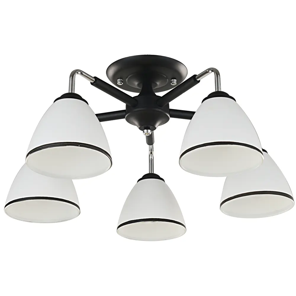 Плафон для люстры KREAFORTA Zeya E27 цвет белый STLM-2157005 - Вид №7