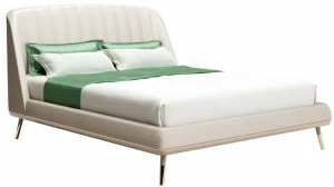 VOLPI Двуспальная кровать с мягким изголовьем Luigi volpi Lv-86007