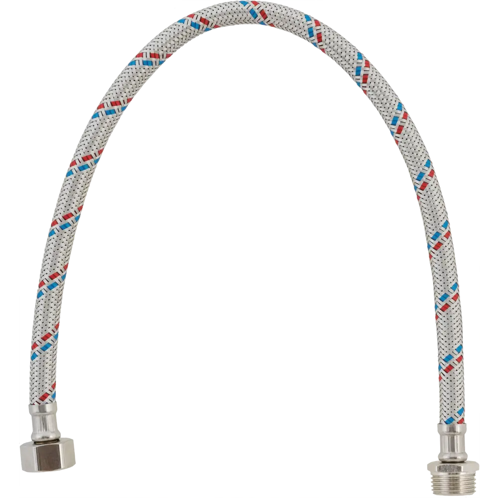 Гибкая подводка для воды, 1/2", штуцер-гайка, 50 см 82894102 STLM-2096879 Santreyd 