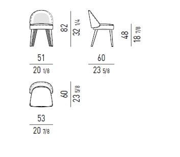 Мягкий стул Minotti Lawson ARCH-00013021 - Вид №2