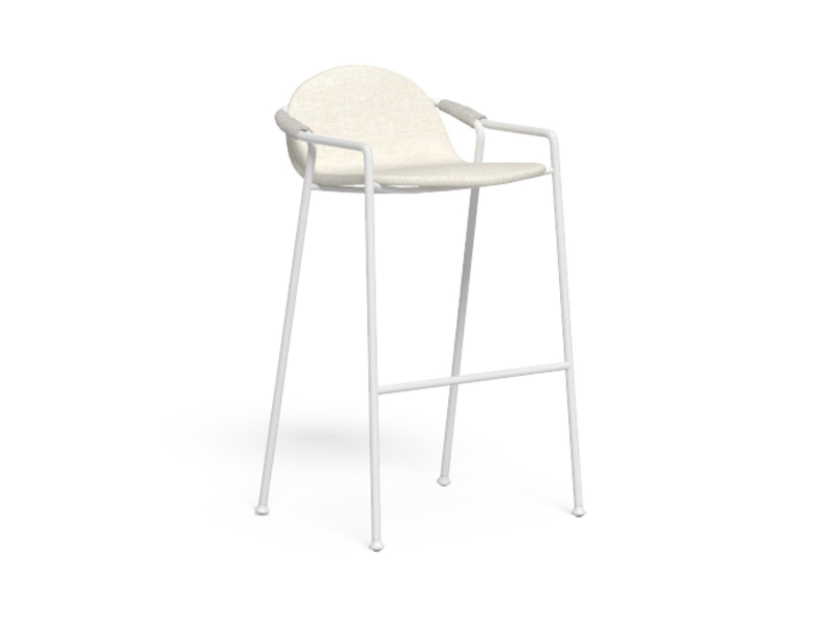 Высокий стул для сада из алюминия и ткани Talenti ARCH-00078126