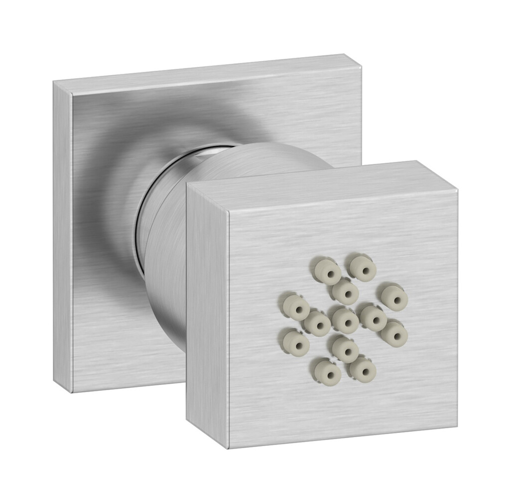 Боковая форсунка квадратная WE ARE IB sh030sr Brushed Nickel RICAMBI